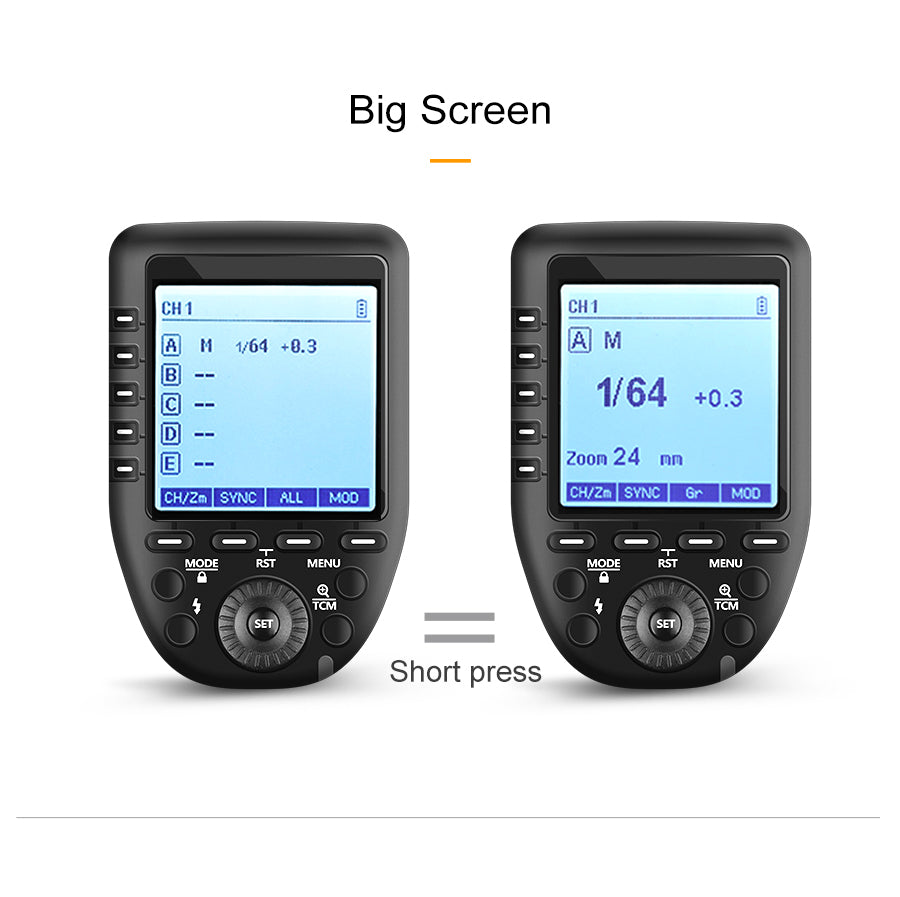 Godox Xpro-C Xpro-N Xpro-S Xpro-F Xpro-O Xpro-P 2.4G TTL Wireless Trigger Transmitter for Canon Nikon Sony Fuji Olympus Pentax