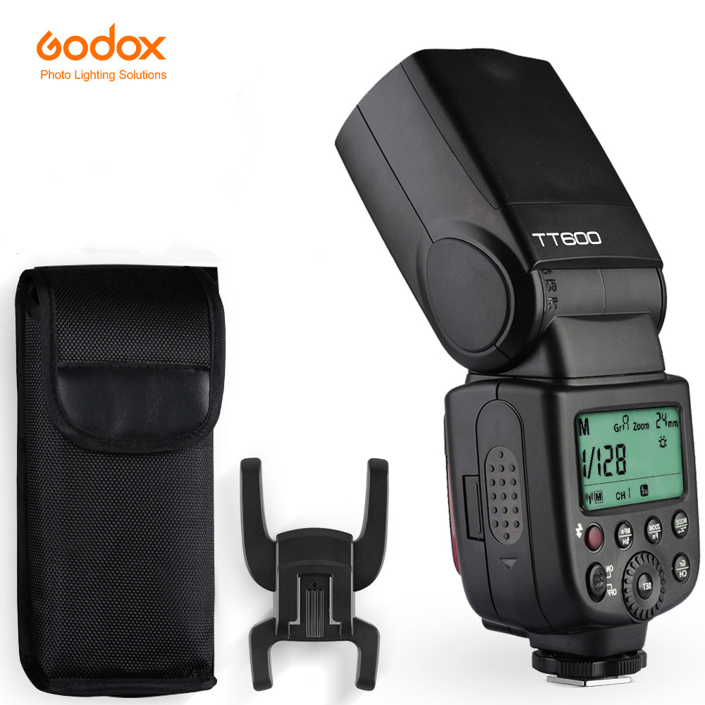 Godox TT600 2.4G Wireless GN60 Master/Slave Camera Flash Speedlite for Canon Sony Nikon Pentax Olympus Fuji Lumix