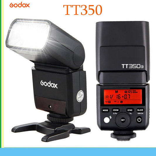 Godox TT350 TTL Camera Flash 1/8000s High-speed 2.4G Wireless X System Flash Speedlite Photography Light Lamp Camera Lamp Flash