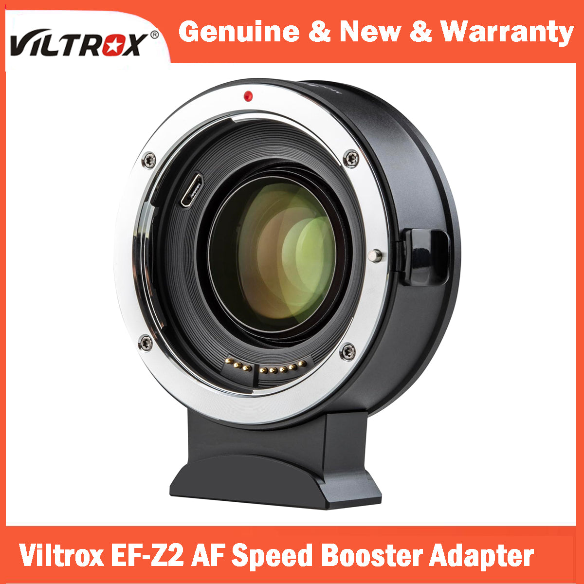 Viltrox EF-Z2 Autofocus Speed Booster Adapter Compatible With Canon EF Lens to Nikon Z Camera Z5/Z50/Z6/Z6II/Z7/Z7II/Z8/Z9/Zfc