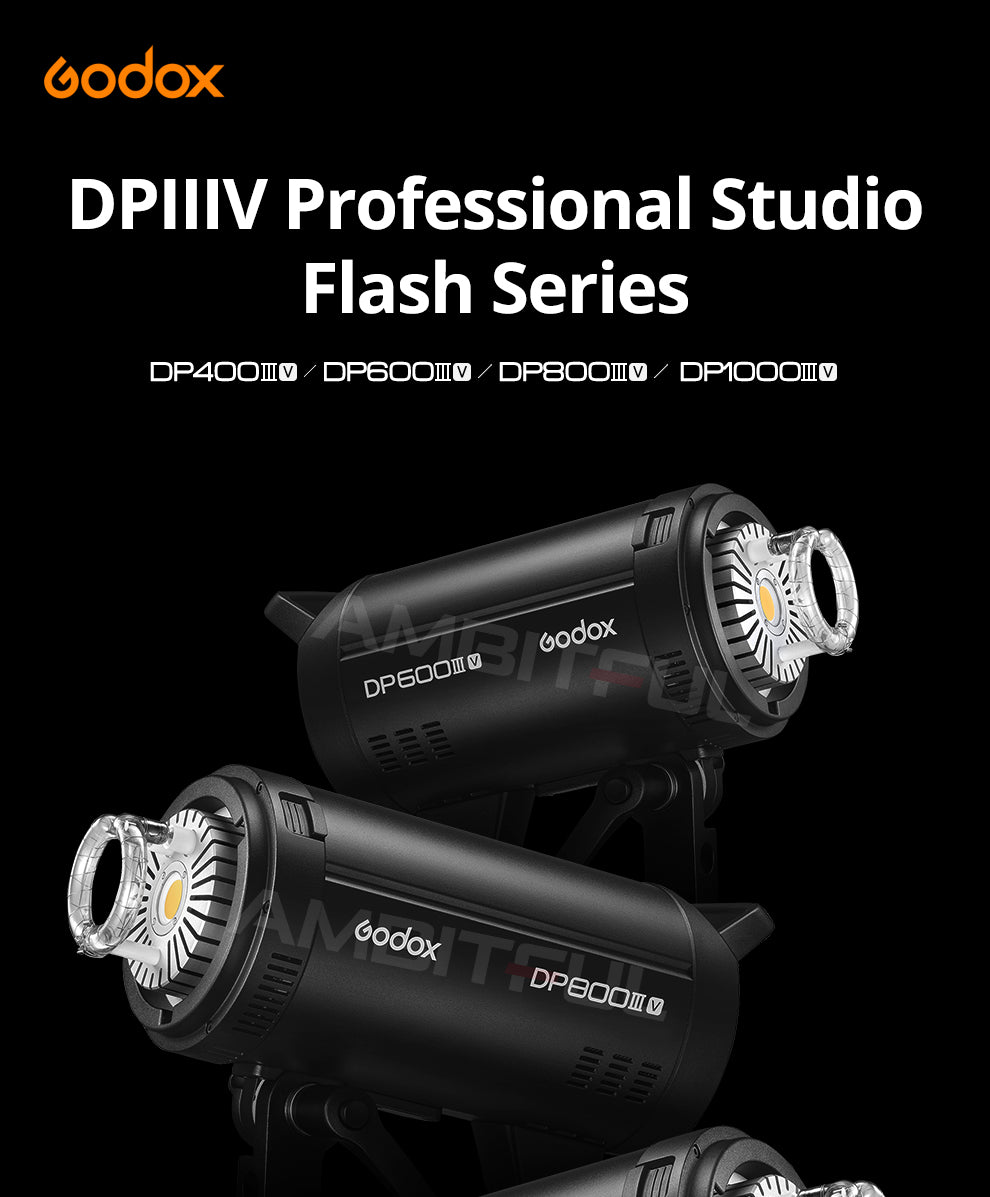 Godox DP400IIIV Built-in 2.4G Wireless X System Studio Strobe Flash Light for Photography Light