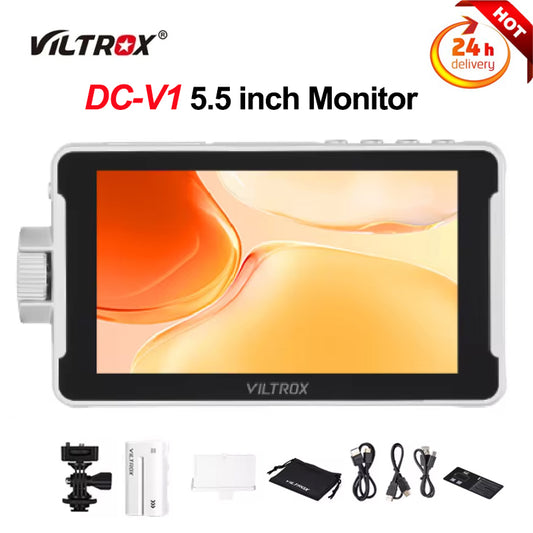 VILTROX DC-V1 5.5 Inch Professional Camera Studio Monitors 4K HDMI-compatible IPS Screen 3D LUT Director Monitor 1920x1080p