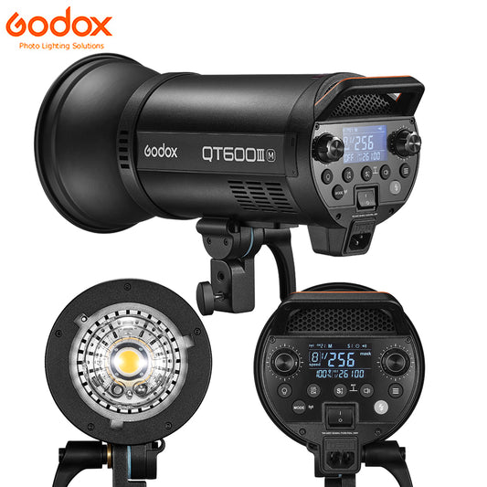 Godox Quicker QT600III M Pro 600WS + 40W LED Modeling Bulb HSS 1/8000s GN76 2.4G Wireless Photo Studio Flash Light Strobe