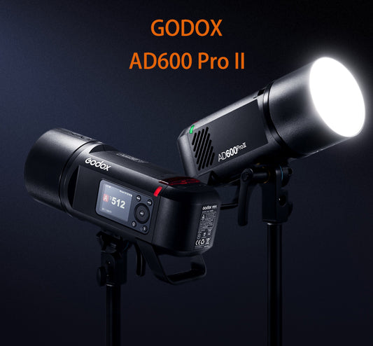 Godox AD600Pro II Flash todo en uno para exteriores, luz de modelado bicolor de 40W, sincronización de un toque con disparador X