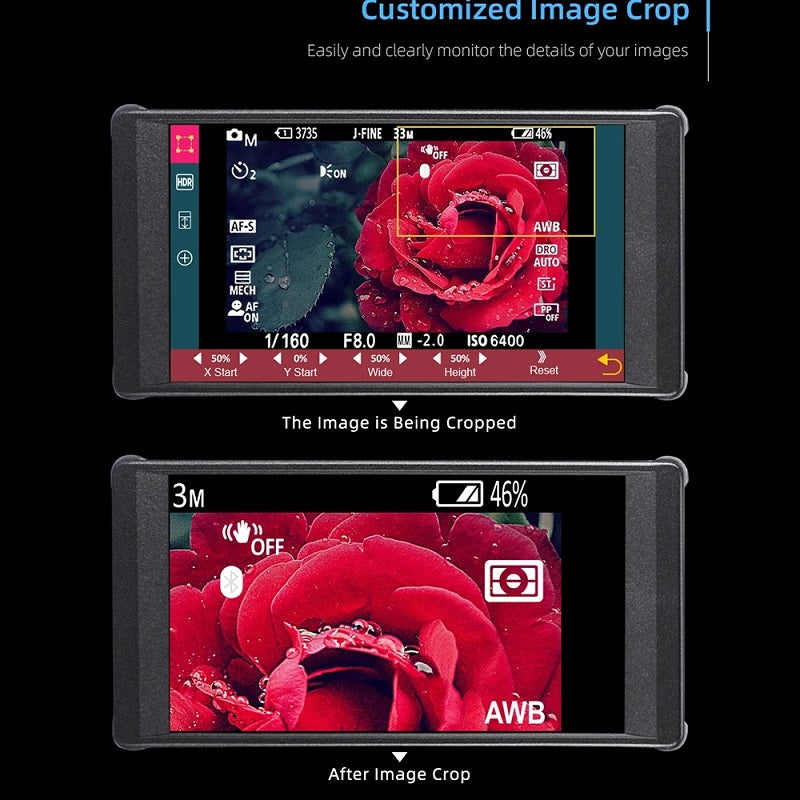 Portkeys-Monitor de transmisión en vivo PT6, pantalla táctil de 5,2 pulgadas, 3D LUT, 600nit, 1080P, 4K-HDMI, pantalla de campo,