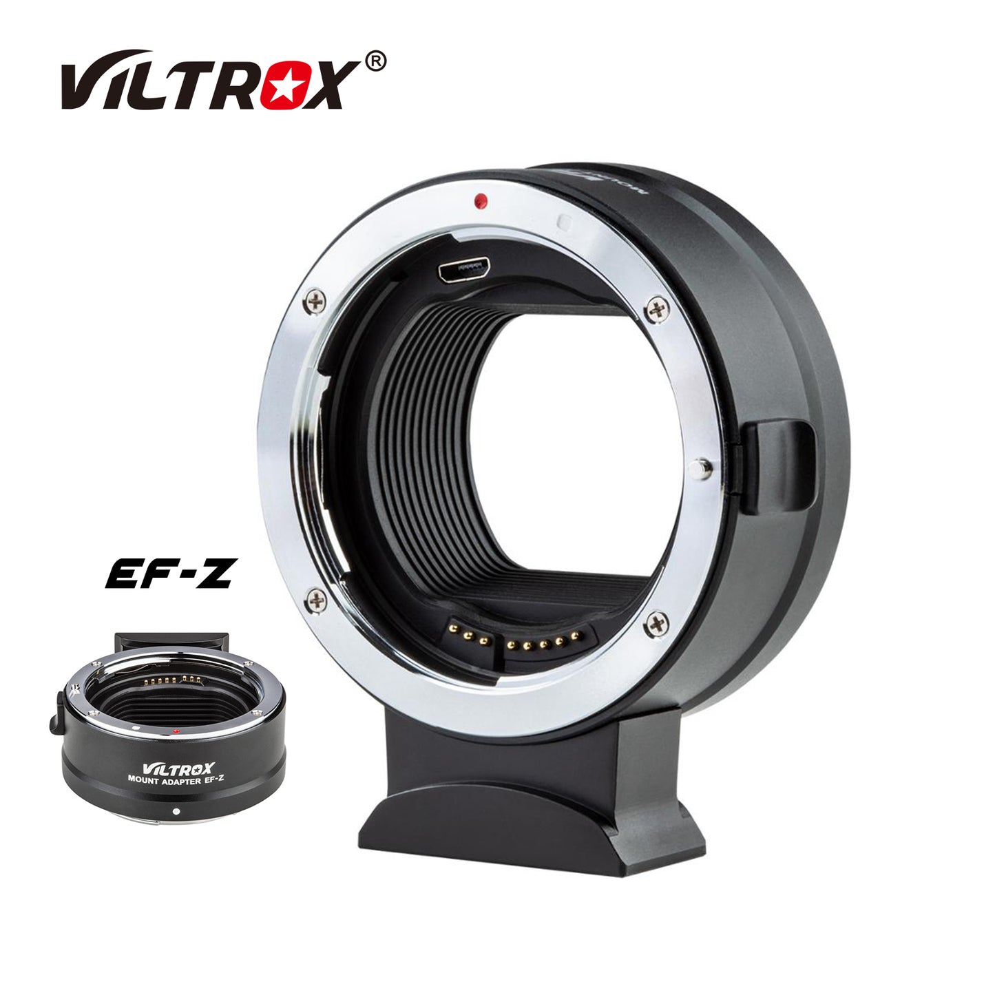 VILTROX EF-Z 2 IS Anti-Shaking Lens Mount Auto Focus Lens Adapter Ring for Canon EF/EF-S Lens to Nikon Z Mount Z6 Z7 Z50 Camera