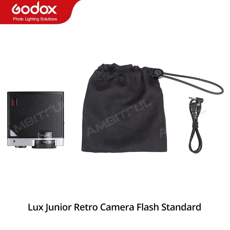 Godox Lux Junior Camera Flash GN12 6000K±200K 7 Levels Flash Speedlite Trigger for Canon Nikon Fujifilm Olympus Sony Camera