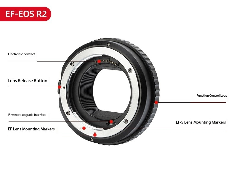 Viltrox SNIPIZ EF-EOS R1 EF-EOS R2 Lens Adapter Auto Focus Ring For Canon EF EF-S Lens To Canon RF Camera EOS R RP R3 R5 R50 R6