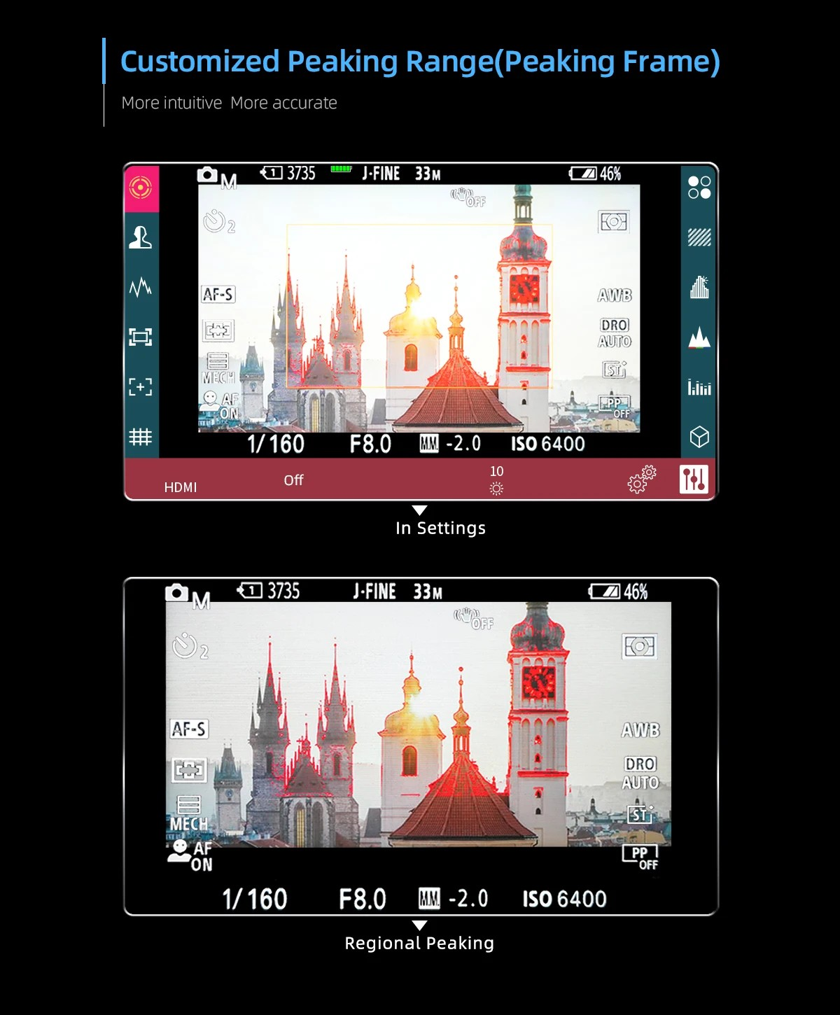 Portkeys-Monitor de transmisión en vivo PT6, pantalla táctil de 5,2 pulgadas, 3D LUT, 600nit, 1080P, 4K-HDMI, pantalla de campo,