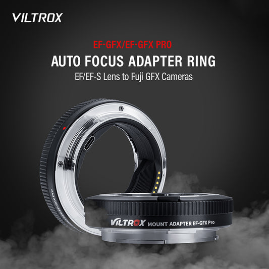 Viltrox EF-GFX Auto Focus Full Frame Lens Adapter for Canon EF EF-S Lens to Fujifilm Fuji G Camera GFX 50SII 50R GFX100 GFX100S