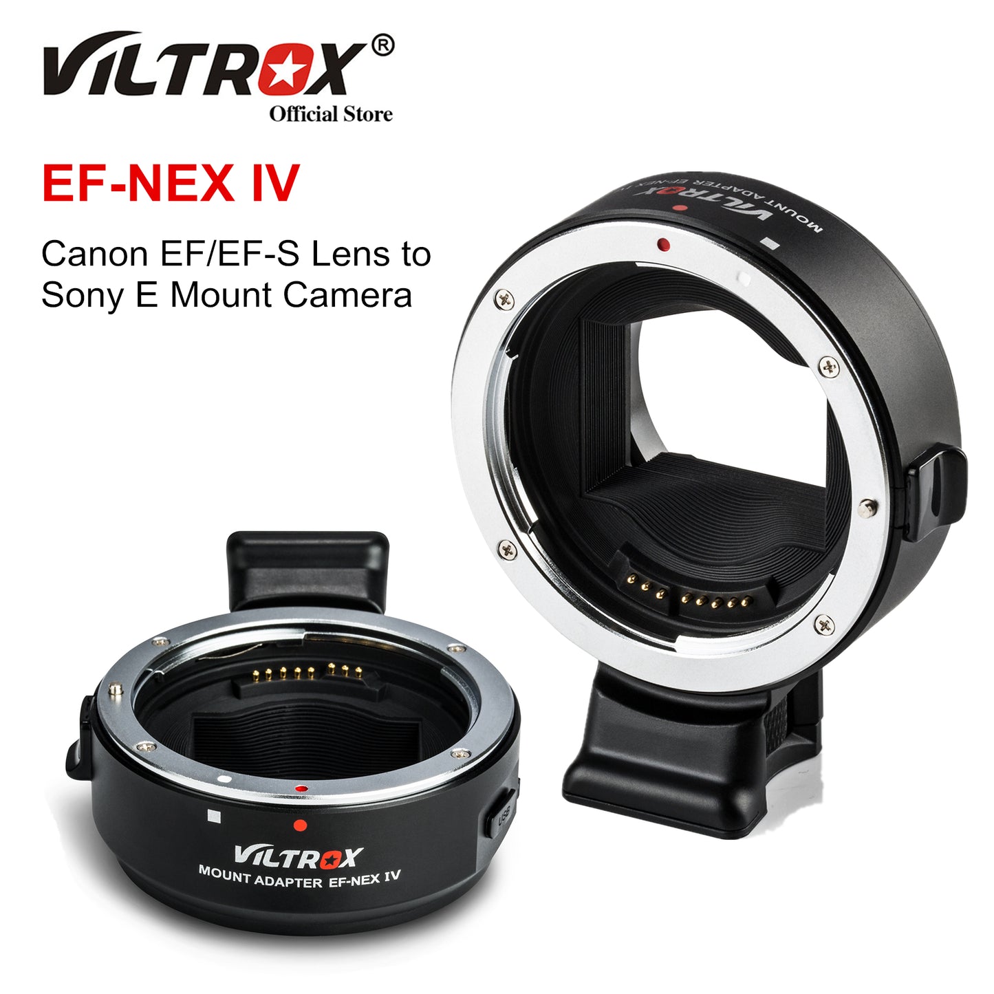 Viltrox EF-E5 Sony E Lens Adapter Auto Focus Full Frame 0.71x Speed Booster for Canon EF Lens to A1 A7C A7R IV A7iii A6400 A6600