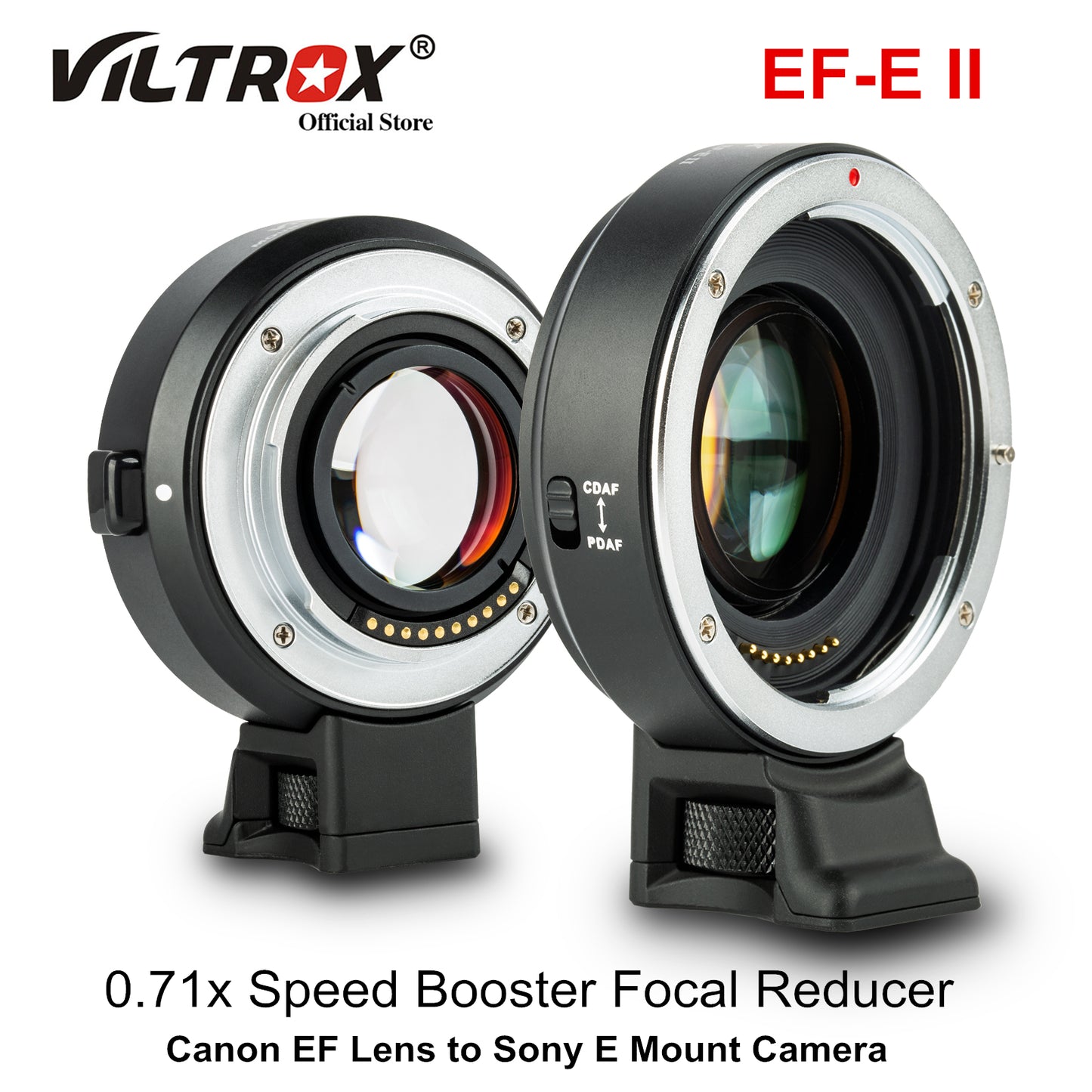 Viltrox EF-E5 Sony E Lens Adapter Auto Focus Full Frame 0.71x Speed Booster for Canon EF Lens to A1 A7C A7R IV A7iii A6400 A6600