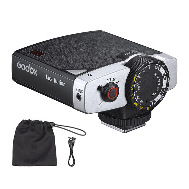 Godox Lux Junior Camera Flash GN12 6000K±200K 7 Levels Flash Speedlite Trigger for Canon Nikon Fujifilm Olympus Sony Camera