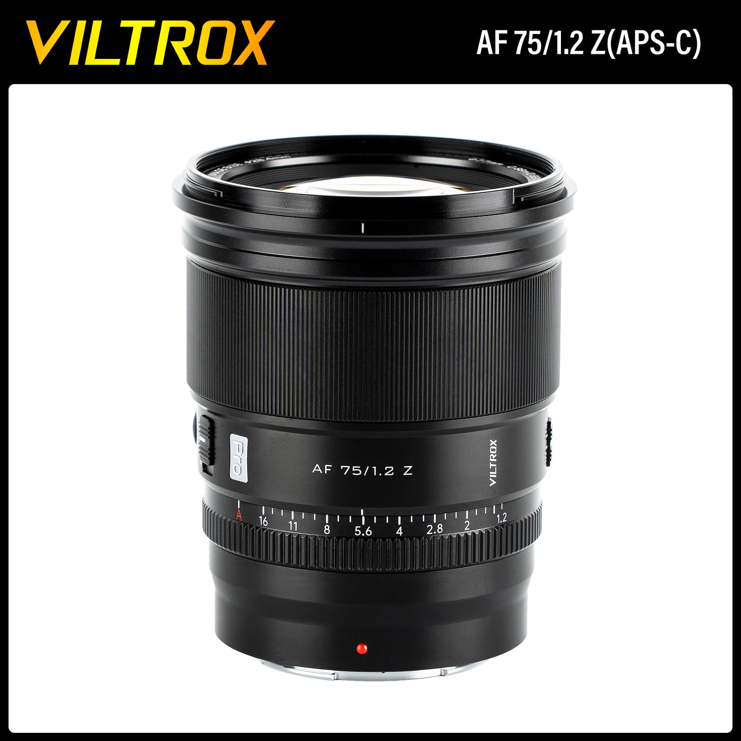 VILTROX 75mm F1.2 Lens Auto Focus Large Aperture Portrait APS-C for Sony E Nikon Z Fuji X Fujifilm Sony Nikon Mount Camera Lens